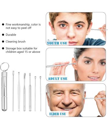 NIYANGLE Ear Wax Removal Tool Portable Ear Wax Cleaner Kit for Adults Lightweight Comfortable Scoop Picks - Buy Online on GoSupps.com