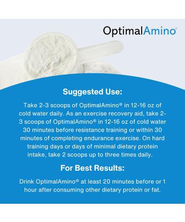 OptimalAmino Best Pre/Post Workout Recovery Drink, 99% Utilization Essential Amino Acid Supplement, NSF Certified for Sport Certified Berry Lemonade - Buy Online on GoSupps.com