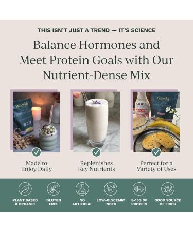 Nourishing Protein Blend for Hormonal Balance Vegan Gluten-Free All-Natural Supports PMS & Menopause Relief 1-Week Supply Vanilla Flavor Vanilla 9.38 Ounce (Pack of 1) - Buy Online on GoSupps.com