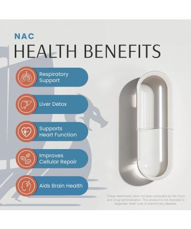 Vykee Nutrition NAC Capsules 600mg N-Acetyl L-Cysteine | Vegan Non-GMO | Supports Antioxidant Production Liver Health & Immune Function | 120 Capsules - Buy Online on GoSupps.com