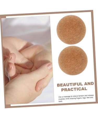 Frcolor Cork Yoga Balls - Deep Tissue Massage & Trigger Point Roller for Foot & Back Relief - Eco-Friendly Fitness Device - Buy Online on GoSupps.com
