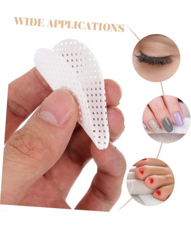 POPETPOP 600 Sheets Eyelash Cleaning Pads Nail Gel Nail Remover Wipes Nail Pads for Polish Removal Makeup Remover Wipes Cotton for Nail Polish Remover Travel Cotton Pad Major White - Buy Online on GoSupps.com