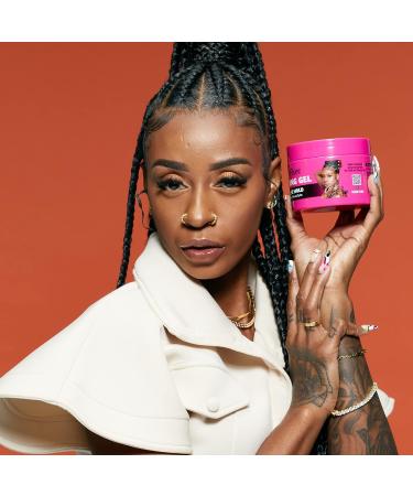 Red by Kiss Braiding Gel for Box Braids & Cornrows- Hydrating & Conditioning Formula with Certified Organic Jamaican Black Castor Oil - 6 oz (Extreme Hold) - Buy Online on GoSupps.com
