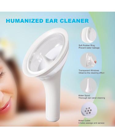 Electric Ear Wax Removal Kit - Safe & Effective Ear Irrigation Flushing System with 4 Pressure Modes & 5 Ear Tips - Buy Online on GoSupps.com
