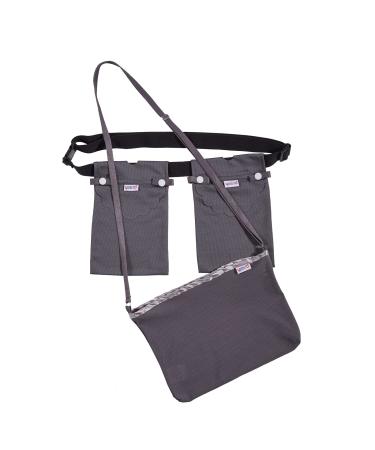 Mastectomy drainage pouch and Shower for Support Adjustable Comfort (Dark Gray)