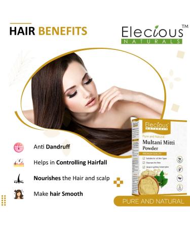 100% Natural Multani Mitti Powder 200gm | Exfoliate Sooth Nourish Skin & Hair | Fuller s Earth & Bentonite Clay - Buy Online on GoSupps.com
