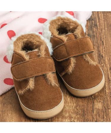 Sonsage Velvet Baby Booties | Unisex Anti-Skid Soft Sole Shoes for Winter | Toddler Fleece Cozy Boots - Buy Online on GoSupps.com