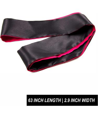 Satin Eye Mask Sleep Blindfold - Red Satin Eye Mask for Restful Sleep - 1 Count - Buy Online on GoSupps.com
