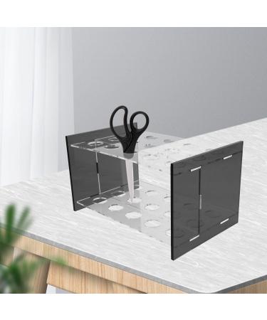 COHEALI Art Scissors Stand 15-hole Craft Scissor Holder Acrylic Test Tube Rack Handcraft Tool Shear Organizer Pen Storage Display Stand - Buy Online on GoSupps.com