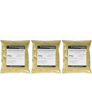 JustIngredients Essentials Chamomile Flowers German Powder 250 g (Pack of 3) 0 count (Pack of 3) - Buy Online on GoSupps.com
