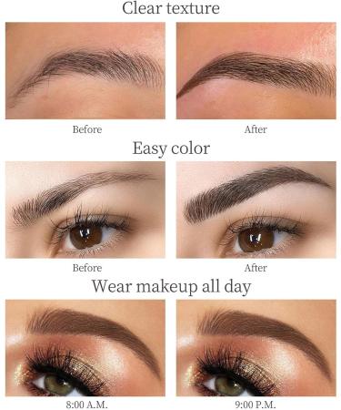  Raxove Eyebrow Filler - Rainproof liquid eyebrow pencil the 4-point makeup pencil creates a natural and accurate look of eyebrows in sparse areas Raxove - Buy Online on GoSupps.com