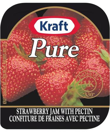 Kraft Peanut Butter and Strawberry Jam Portions 30 CountQ - Buy Online on GoSupps.com