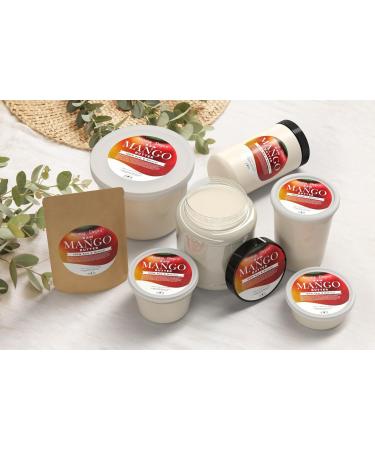 Aroma Depot 12oz Pure Raw Mango Butter - Unrefined & 100% Natural for Skin Hair & DIY Care - Reduces Fine Lines Wrinkles Eczema - Hexane-Free - Buy Online on GoSupps.com