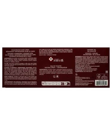 Guess Seductive Red for Men - 4 Pc Gift Set 3.4oz EDT Spray 6oz Body Spray 3.4oz Shower Gel Pouch - Buy Online on GoSupps.com