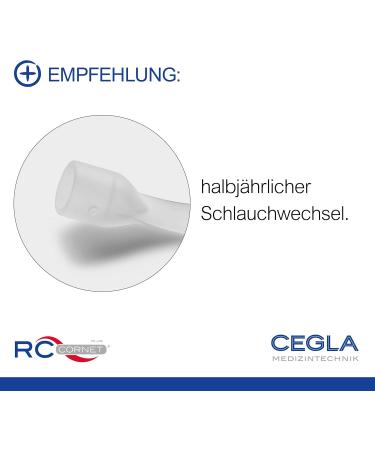 Buy CEGLA RC-Cornet Plus Hose Set - Medical Silicone Spare Parts for Airway Disease Relief - International Shipping Available - Buy Online on GoSupps.com