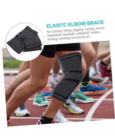 Elastic Elbow Brace for Tendonitis - Cycling & Fitness Sleeve for Arm Support | 1 Pair Bike Stand Compatible - Buy Online on GoSupps.com