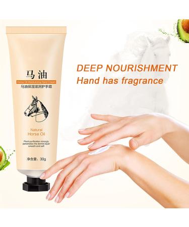 Nourishing Hand Cream for Dry Skin | Intensive Moisture & Horse Oil | Deep Moisturizing & Brightening Hand Care - Buy Online on GoSupps.com