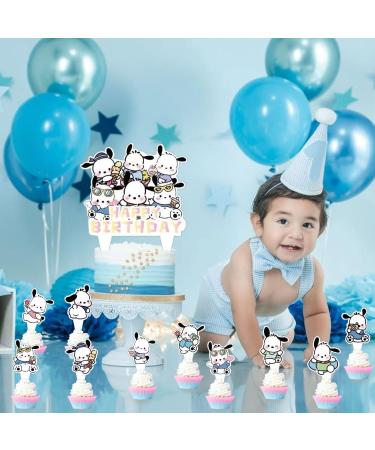 37pcs Pochacco Birthday Party Supplies for Pochacco Theme Birthday Decorations include Cake Topper and Cupcake Toppers Sets - Buy Online on GoSupps.com