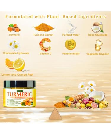80 Turmeric Cleansing Pads for Face | Vitamin C & B5 Exfoliating Scrub Pads | Maintain Skin's Water & Oil Balance - Buy Online on GoSupps.com