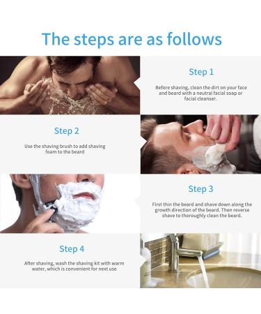 Men's Beard Trimmer Kit & Shaving Brush Set - Complete Grooming Essentials for Daily Care - Buy Online on GoSupps.com