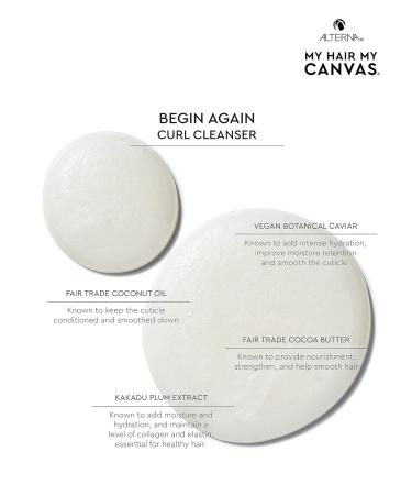 My Hair. My Canvas. Begin Again Vegan Curl Cleanser Shampoo - 1.35 oz | Best Shampoo for Curly Coily & Textured Hair - International Shipping - Buy Online on GoSupps.com