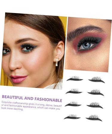 Beavorty 4 Pairs False Eyelashes Eye Makeup Sticker Eyeliner Decal stick on liner and lashes Eyeliner Eyelash Stickers Eyeliner Tape Sticker double eyelid sticker plastic make up - Buy Online on GoSupps.com