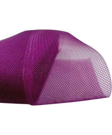 Abbaoww 4 Inch Wide Stiff Horsehair Braid - 25 Yards for Wedding Dress & Dance Gowns - Fuschia - Buy Online on GoSupps.com