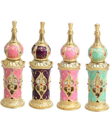 AOKWAWALIY Decorative Bottle Perfume Bottle Oil Roller Container Car Essential Oils Essential Oil Perfume Bottle Made of Glass Perfume Bottle for Women Wedding Decorate Small Bottle Antique - Buy Online on GoSupps.com