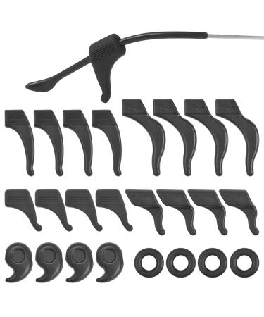 12 pairs of silicone anti-slip glasses ear hooks comfortable round silicone anti-slip glasses holder glasses hook holder glasses bracket holder for glasses Reading glasses Accessories