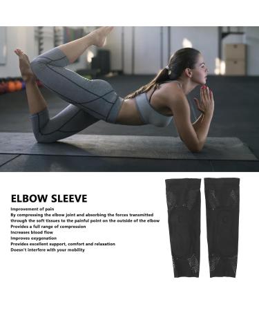 Elbow Support Arm Sleeves - Compression Sleeve for Sports | Improved Oxygenation & Breathable - Size M - Buy Online on GoSupps.com