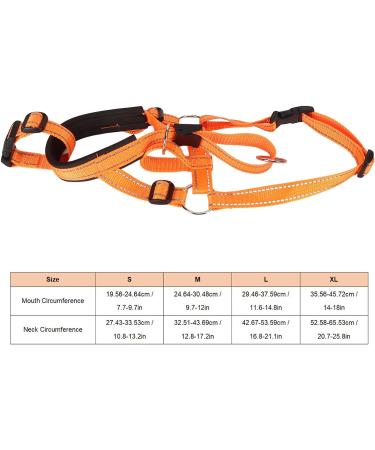 Adjustable Breathable Dog Head Collar - Prevent Biting and Barking - Nylon Mouth Guard for Dogs - Stop Chewing and Barking - Size Large - Buy Online on GoSupps.com