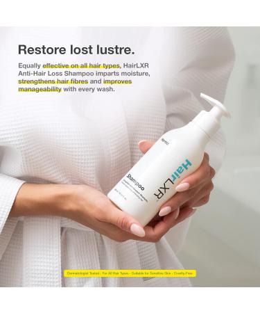 HairLXR Anti-Hair Loss Shampoo | Strengthens Brittle Hair, Repairs Bonds, Cleanses Oily Hair | Prevents Hair Fall & Environmental Damage - Buy Online on GoSupps.com