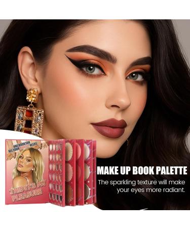 Cosmetic Makeup Kit | 6 Panels Cosmetic with Matte and Shimmer Effect Eyeshadow and Illuminating Set For Photography Scene Dating and Mother Wife Girlfriend Sisters - Buy Online on GoSupps.com