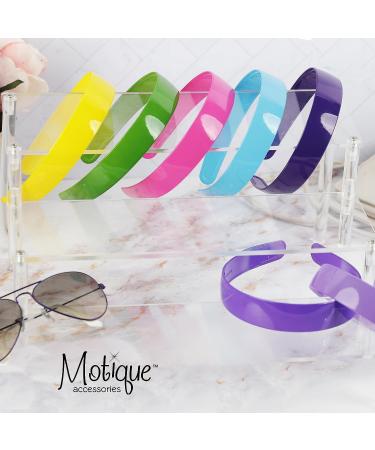 Motique Accessories Tortoise 1 Inch Plastic Hard Headband with Teeth Head band Women Girls - Buy Online on GoSupps.com