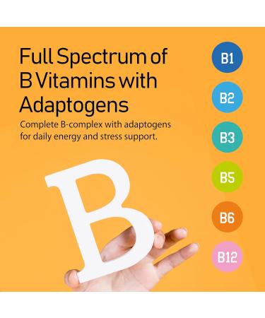 NANOWELL B Complex Premium(12BOXES) - Full Spectrum of B Vitamins for Energy Heart & Immune Support - B-Complex Supplement with Adaptogens - 60 Capsules 60-Day Supply X12 - Buy Online on GoSupps.com