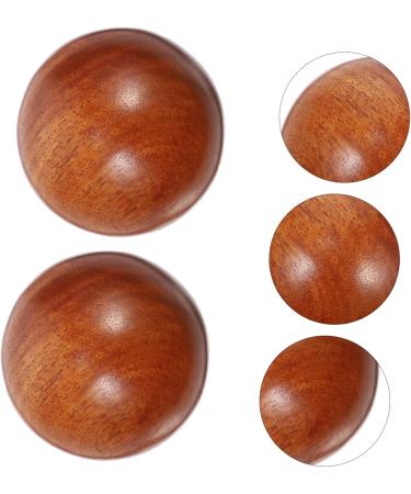 Toddmomy 2-Piece Wooden Health Massage Balls Stress Relief & Muscle Relaxation for Feet | Best Gift for Adults - Buy Online on GoSupps.com