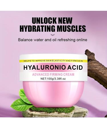 Hyaluronic Acid Moisturizer | Advanced Firming Face & Body Cream | Anti-Aging Skin Tightening Day & Night Care - 3.38 Fl oz - Buy Online on GoSupps.com