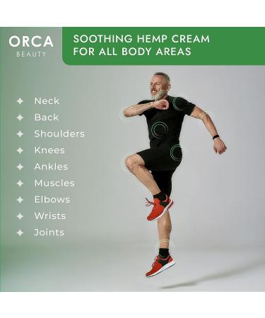 Hemp Muscle Cream with Arnica, MSM, Tea Tree Oil, Peppermint & Aloe Vera - Maximum Strength for Joints, Cramps, and Muscle Relief - 4oz - Buy Online on GoSupps.com