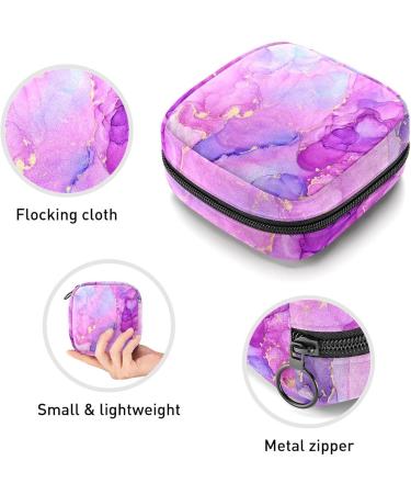 Rosa Gold Marble Menstrual Cup Bag - Portable Period Pocket for Women & Teens - Stylish Storage for Tampons & Breastfeeding Needs - Buy Online on GoSupps.com