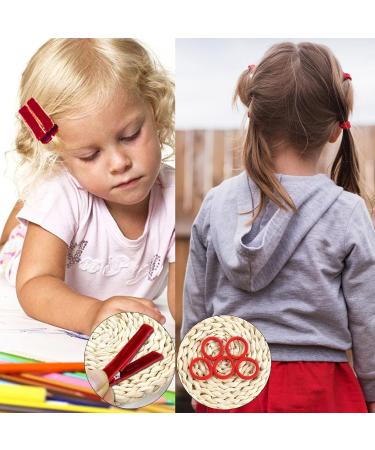 Shop Mufekum 22-Piece Red Hair Loop Set for Girls | Elastic Clips & Headbands | Stylish Hair Accessories Fast International Shipping! - Buy Online on GoSupps.com