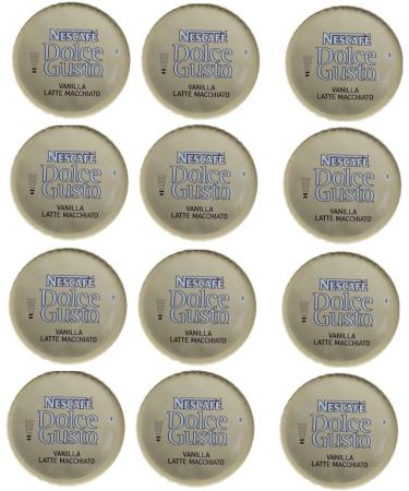 50 x Nescafe Dolce Gusto Latte Macchiato Vanilla Pods 50 Capsules 25 Servings Sold Loose - Buy Online on GoSupps.com