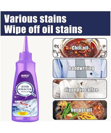 2024 New Enzyme Cleaner Clothing Stain Remover Lazy laundry artifact Natural Fabric Stain Remover for Laundry White Clothes Detergent 1Pcs - Buy Online on GoSupps.com
