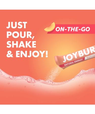 Buy Energy Drink Mix - Natural Caffeine (200mg) for Jitter-Free Energy | Sugar-Free Peach Mango Powder - 16 Sticks | International Shipping - Buy Online on GoSupps.com