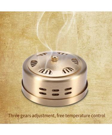 Portable Copper Moxibustion Box - 3 Gears Temperature Control Acupuncture Moxa Stick Burning Tank for Effective Moxibustion Massage - Buy Online on GoSupps.com