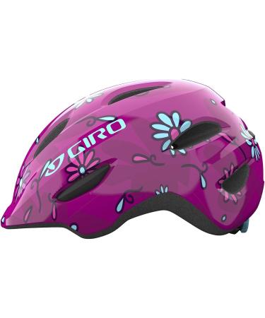 Giro Scamp Youth Helmet Pink Street Sugar Daisies, X-Small (45-49 cm) - Discontinued - Buy Online on GoSupps.com