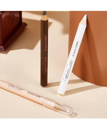 Eyebrow Concealer Pencil | Eyeliner Pencil Long-Lasting Brow Tint Silkworm Set | Eye Makeup Concealing Pencils for Shopping Dating Business Trips Vacation Pochy 1# - Buy Online on GoSupps.com