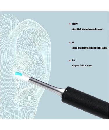 SMSOM Ear Wax Removal Tools 1080P HD Endoscope Wireless Earwax Removal Tools with 6 LED Lights Safe Ear Pick Kit for Kids Adults(Black) - Buy Online on GoSupps.com