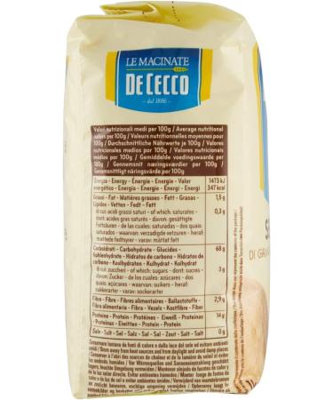 10 x De Cecco harde tarwegroet Remilled durum wheat semolina + Italiaanse gourmet pulp 400 g - Buy Online on GoSupps.com