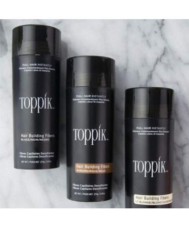 Toppik Hair Building Fibers 12g Fill In Fine or Thinning Hair Instantly Thicker Fuller Looking Hair 9 Shades for Men & Women Auburn - Buy Online on GoSupps.com