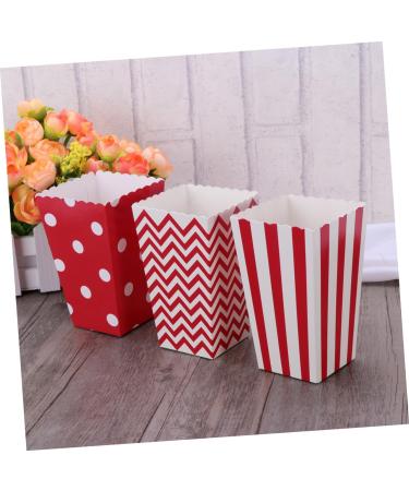 KOMBIUDA 48pcs Gift Bag Candy Bar Bag Party Candy Cartons Popcorn Carton Candy Buffet Bags Party Bag Disposable Chicken Popcorn Box medium Red - Buy Online on GoSupps.com
